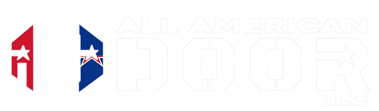 All American Door LLC logo white